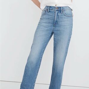 Madewell Women's Straight Leg Jeans - Light Blue